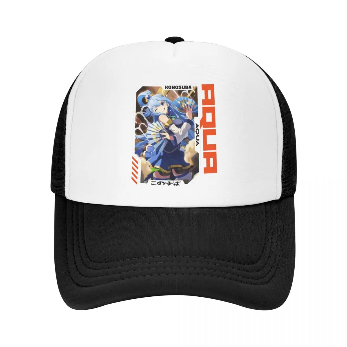 Vintage Konosuba Darkness Tarot Card Style Vintage Baseball Caps Mesh Hats Sun Caps Peaked Adult Caps