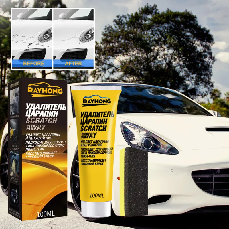 

Buy 2 Get 1 Free Car Scratch Repair Paste Cars Paint Scratch Removal Polishing Paste Scratches Disappear Without A Trace