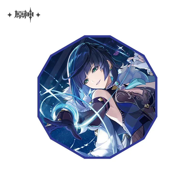 

[Genuine] Anime Genshin Impact Genius Invokation TCG Duel Great Event Series Yelan Quicksand Coaster Cup Mat Desk Decor