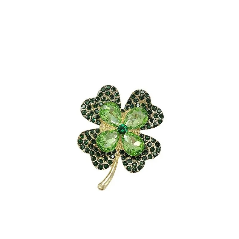 الراقية، المتخصصة، العلامة التجارية الجديدة الرائعة والميمونة أربع أوراق البرسيم الراقية بروش، مجموعة بروش الراقية دبوس #5