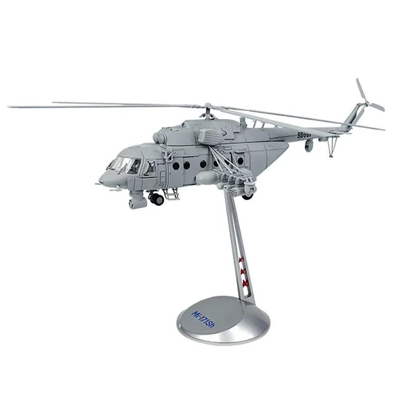 Scale 1/48 171sh Gunship Miniature Die Cast Eco-friendly Material Aircraft Model Souvenir Collection Birthday Gift Toys For Boys