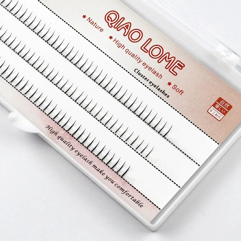 XZ/V-Shaped Lower Eyelashes 1/box120 Clusters 5/6/7mm Natural Russia Lower Under Eyelash Easy Grafting Makeup Extension Tools