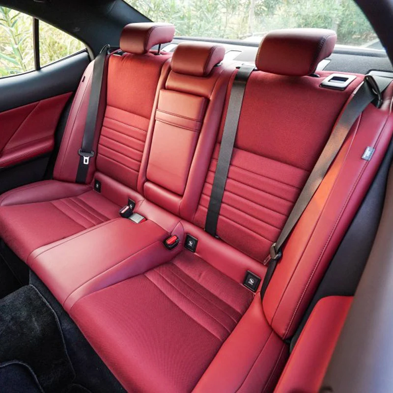 For Lexus IS300h IS250 IS300 IS350 IS200t IS350F SPORT Cowhide & PVC Leather Seat Covers for Cars Seat Cushions 2013-2021 12PCS