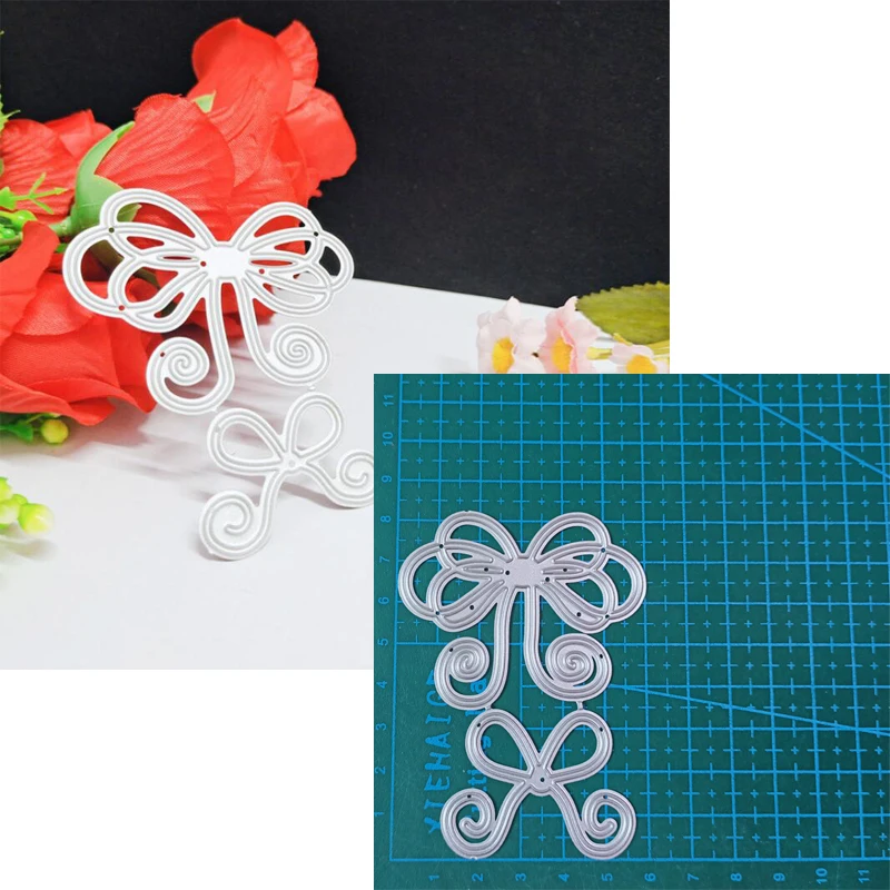 Bogen Metall Stanzformen Form Scrapbooking Dekoration Papier Karten Handwerk Messer Form Klinge Punch Vorlage Präge Schablonen