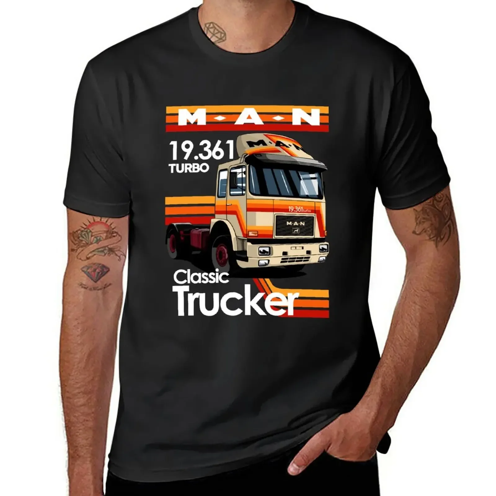 New Man Classic Truckby petrothings T-Shirt Short sleeve t-shirts man men t shirt