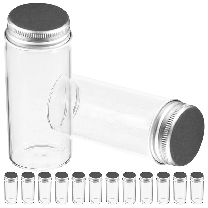 24pcs 100ml Transparent Plastic Perfume Spice Bottles