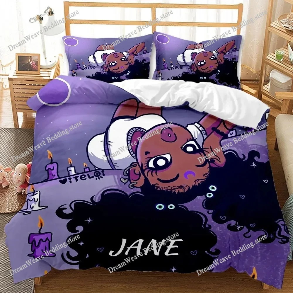 

Black Girl Duvet Cover 3D Exquisite Cartoon Anime Digital Print Bedding Set Comforter Bed Youth Home Decor Boys Luxury Gift