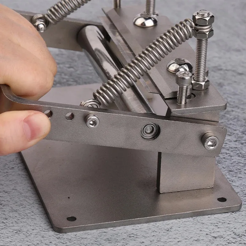 Stainless Leather Splitter Machine Cutting Peeler Tools DIY Craft Leather Leather Strips Belt Thinning Machine Tools