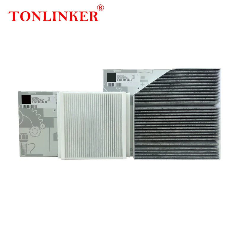 TONLINKER Kabine Filter Für Mercedes Benz GLE W167 X167 2018 2019 2020 2021 2022 2023 GLE 350 300d 400d 450 53 63 4MATIC Auto Zubehör