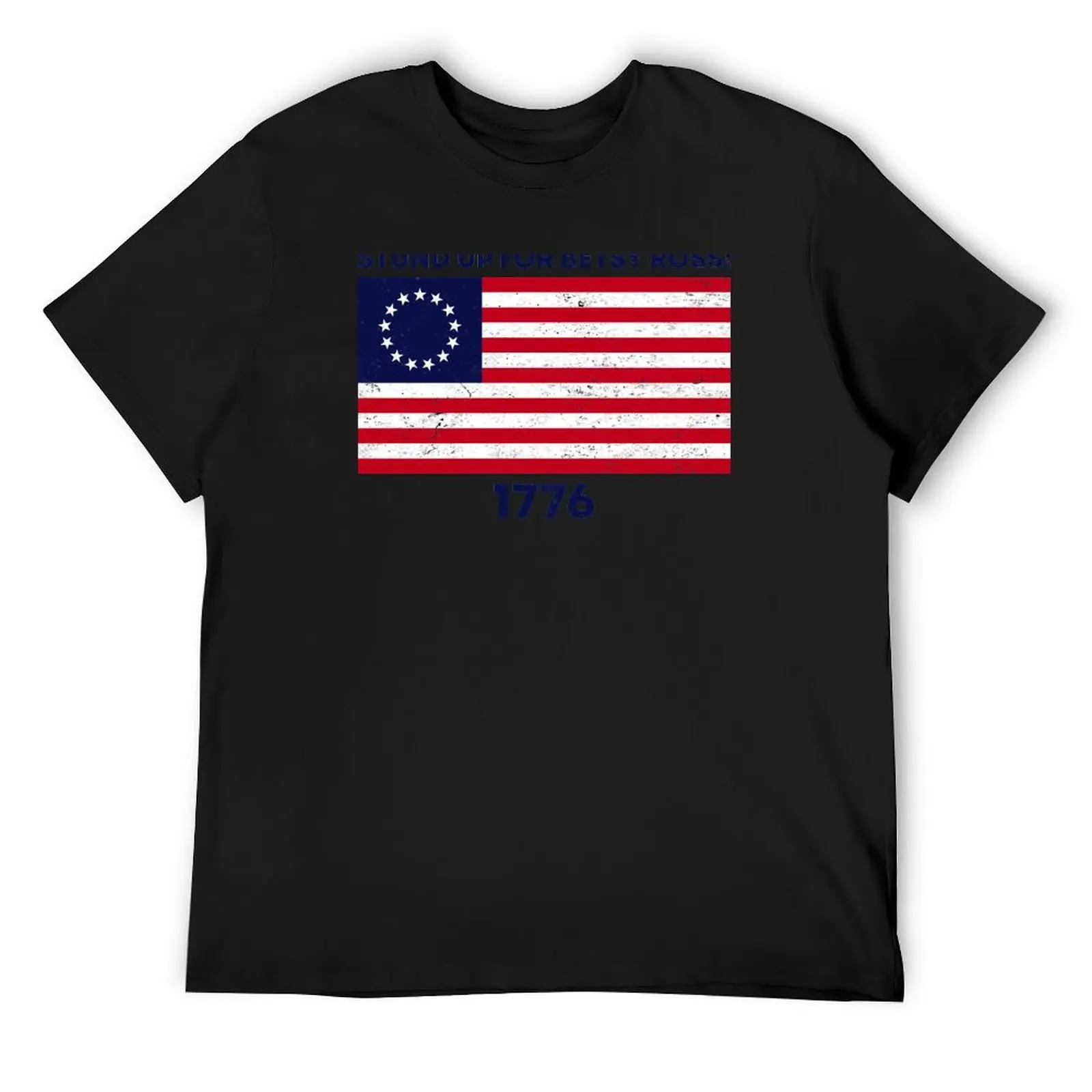 rush limbaugh stund up for betsy Ross Flag 4th of july T-Shirt summer tops customizeds tees oversized t shirt men