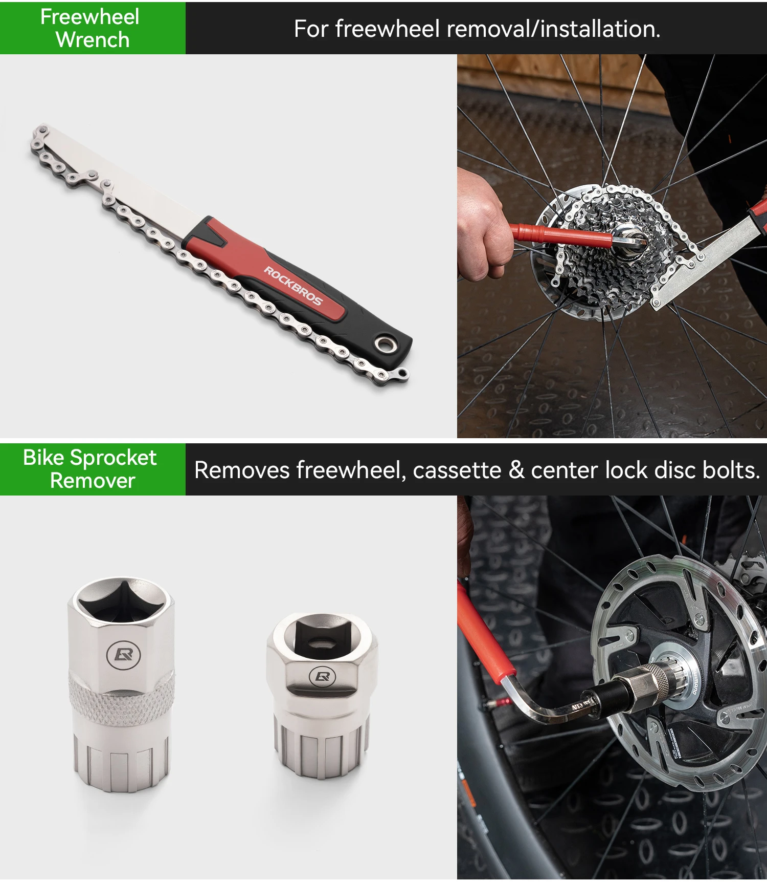 ROCKBROS Fahrrad-Reparaturwerkzeug-Set Multifunktionales 22-in-1 Fahrrad-Kombinations-Wartungswerkzeug-Set Fahrrad-Zubehör – Detail 15
