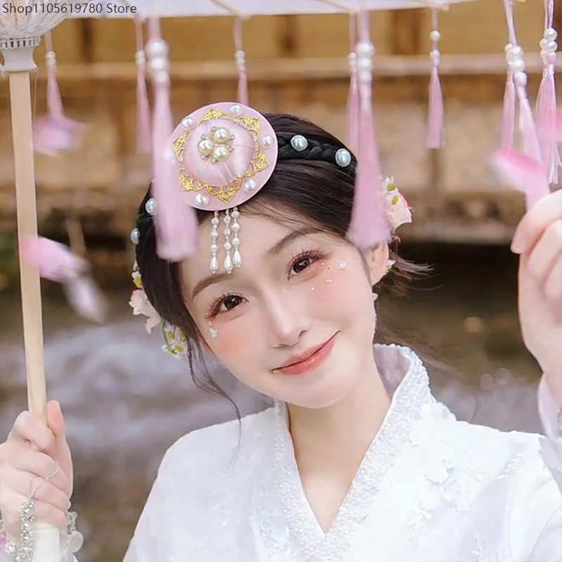 Ethnic Style Hairband Korean Court Princess Hanbok Cosplay Headdress Performance Hair Clips Traditional Hair Accessories 2026