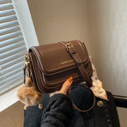 2024 New Fashion Small Square Bag ins Versatile Crossbody Women’s Autumn Simple Western Style Shoulder Bag