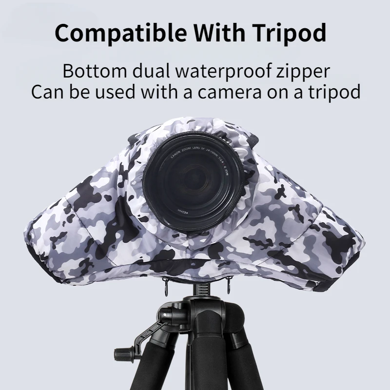 كاميرا DSLR غطاء دافئ مقاوم للبرد غطاء عازل للشتاء في الهواء الطلق تخزين حراري عالي القوة لكاميرات DSLR MILC Canon Nikon