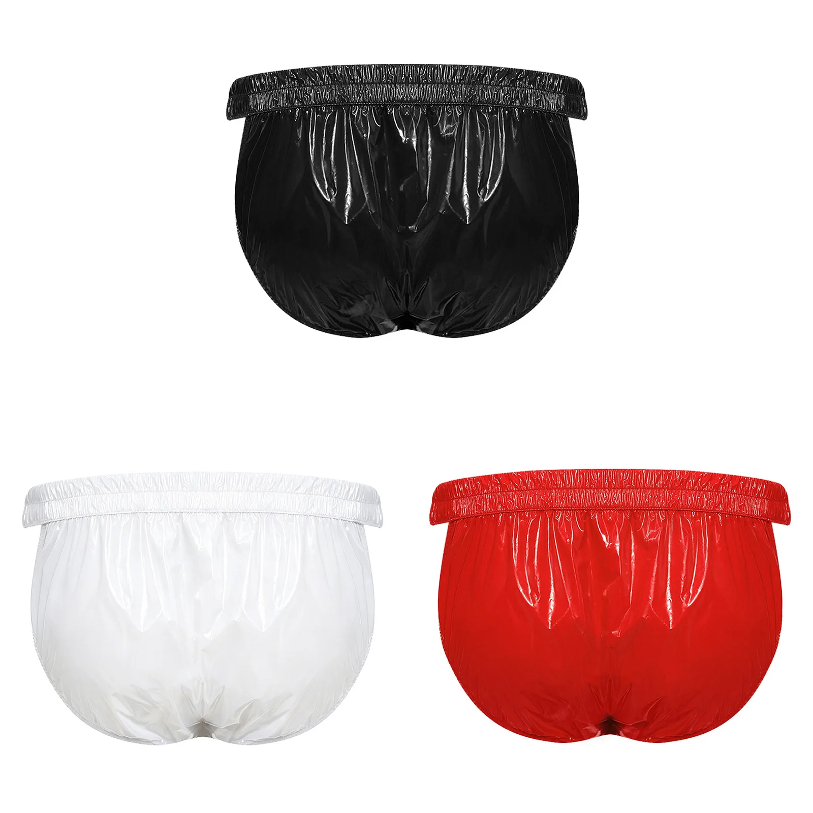 3 Pcs Men Waterproof Swim Briefs Leakproof Incontinence Underwear Adaptive for Elderly Special Needs Care