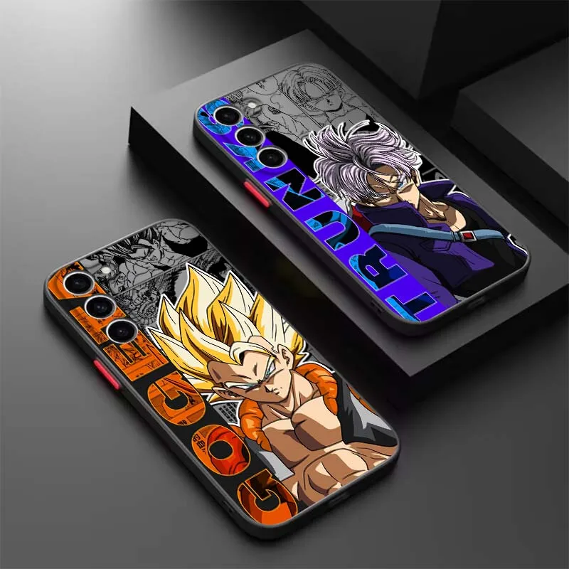 

Dragon Ball Gogeta Trunks For Samsung A56 A42 A36 A34 A33 A32 A23 A16 A04 A03 Note 20 5G Frosted Translucent Phone Case