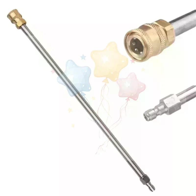 1Pcs Quick Connect 1/4 Inch High-Quality Stainless Steel Pressure Washer Extension Wand Heavy-Duty Upgrade