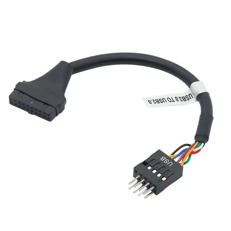 Stable and Reliable USB3.0 to USB2.0 Connector Motherboards Adapter Cable Easy Plug and Use and Fast Connections Dropship