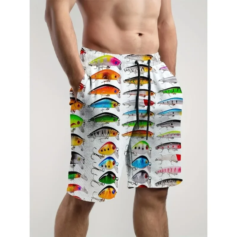 

Мужские дышащие повседневные спортивные шорты с принтом - стильные и удобные, простой дизайн, подарок для парня.