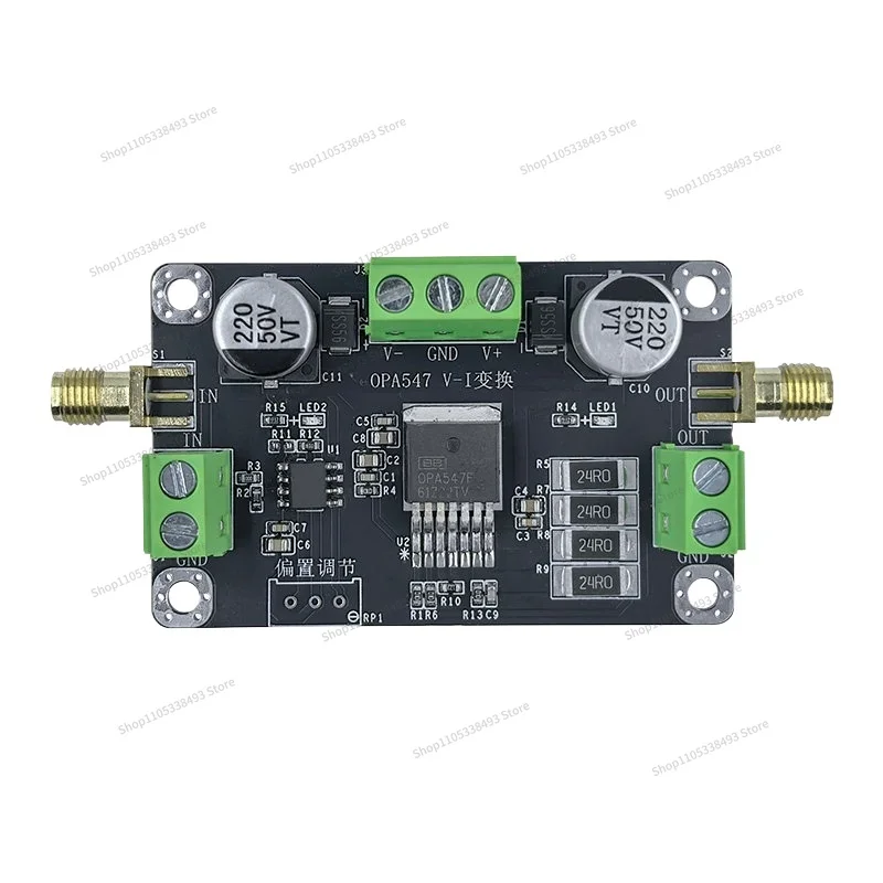 For OPA547 Module Howland Voltage Controlled AC DC Constant Current Source VI Converter Current Source Module LED Driver
