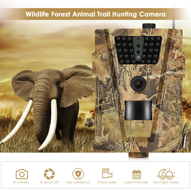 Mini Hunting Camera 12MP  Wild Trail Camera Infrared Night Vision Outdoor Motion Activated Scouting 0.2S Trigger Photo Trap