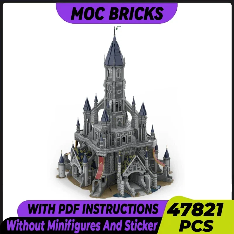 

Military Fortress Model Moc Building Bricks Hyrule Legend Castle Technology Modular Blocks Gift Christmas Toys DIY Sets Assembly
