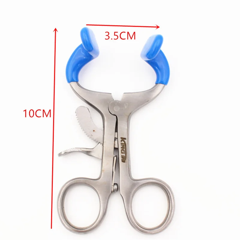 Abridor de boca Dental de 1 piezas, Retractor de labios, expansor de mejillas, Material de acero inoxidable, herramientas de dentista, instrumento