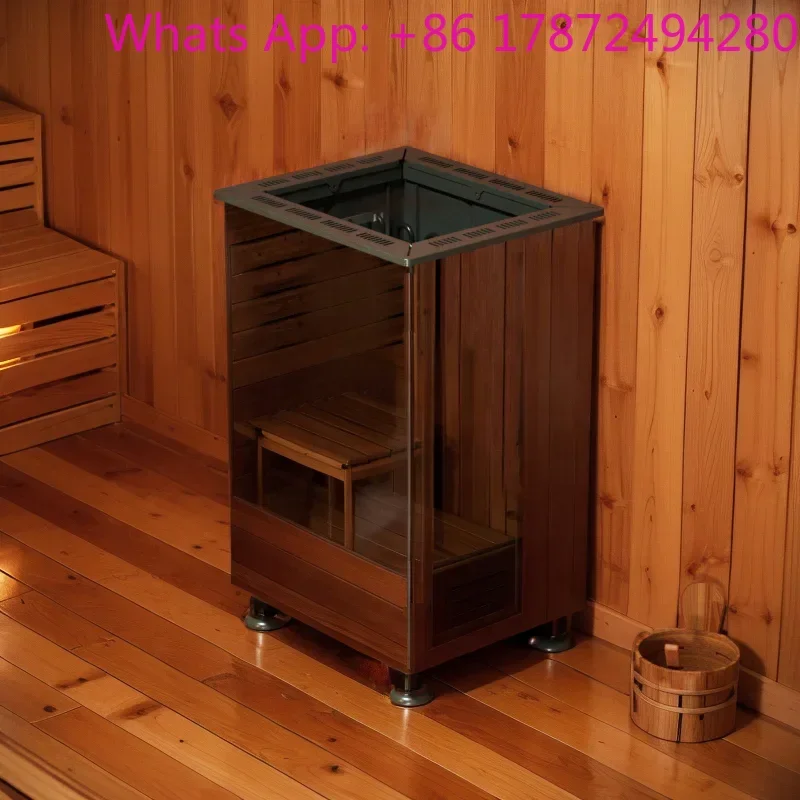 WiFi APP Control OEM ODM Sauna Stove Fast Heating Speed Built-In Motor Precise Temperature Control Music Sauna Heater