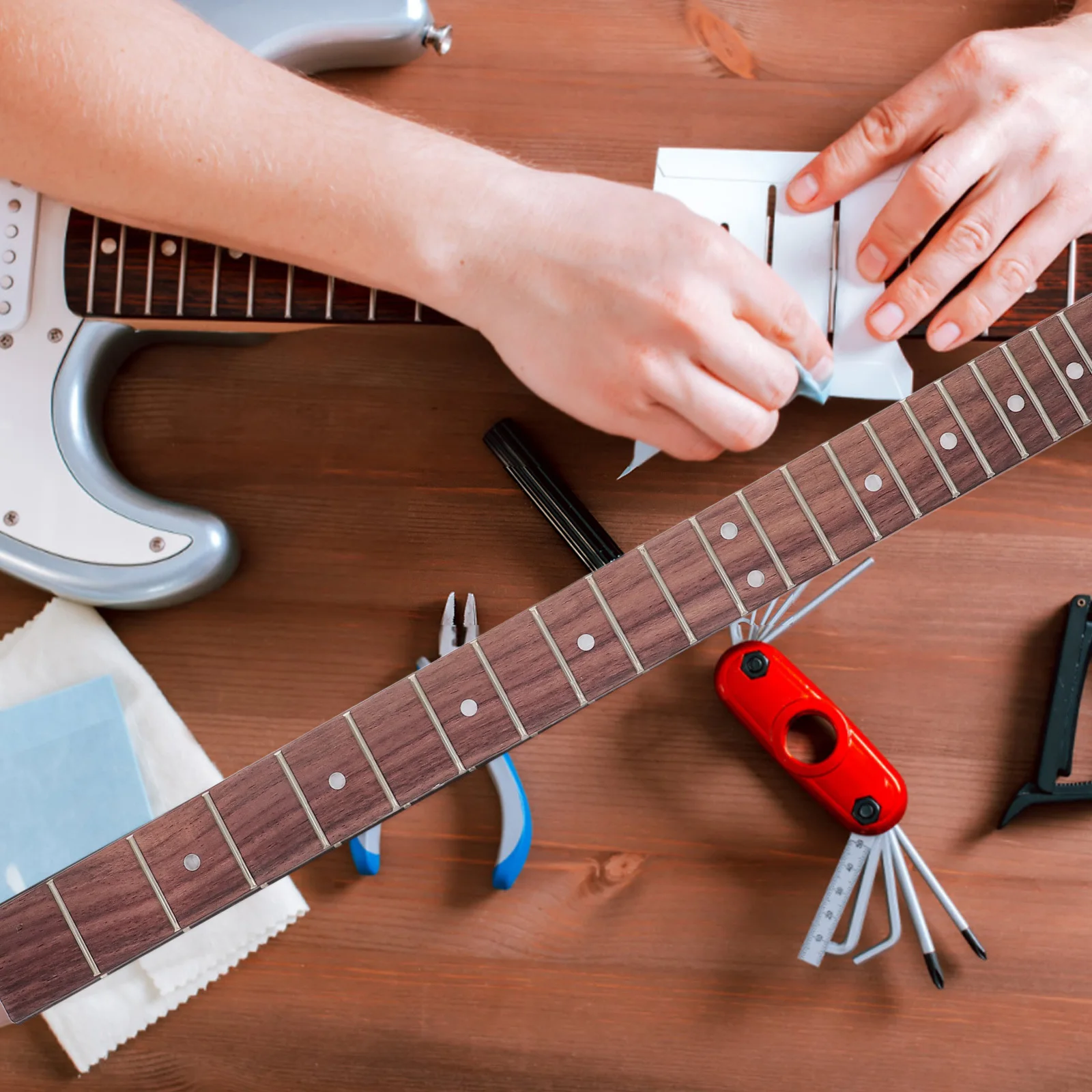 

Electric Fingerboard Replacement Fretboard Neck Fingerboard For Guitar Neck Repair Diy Guitar Accessory Instrument Part