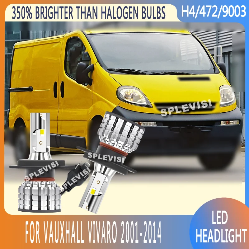 

24 PCS SUPERIOR CHIPS LED Car Headlight Bulbs For Vauxhall Vivaro 2001 2002 2003 2004 2005 2006 2007 2008-2014