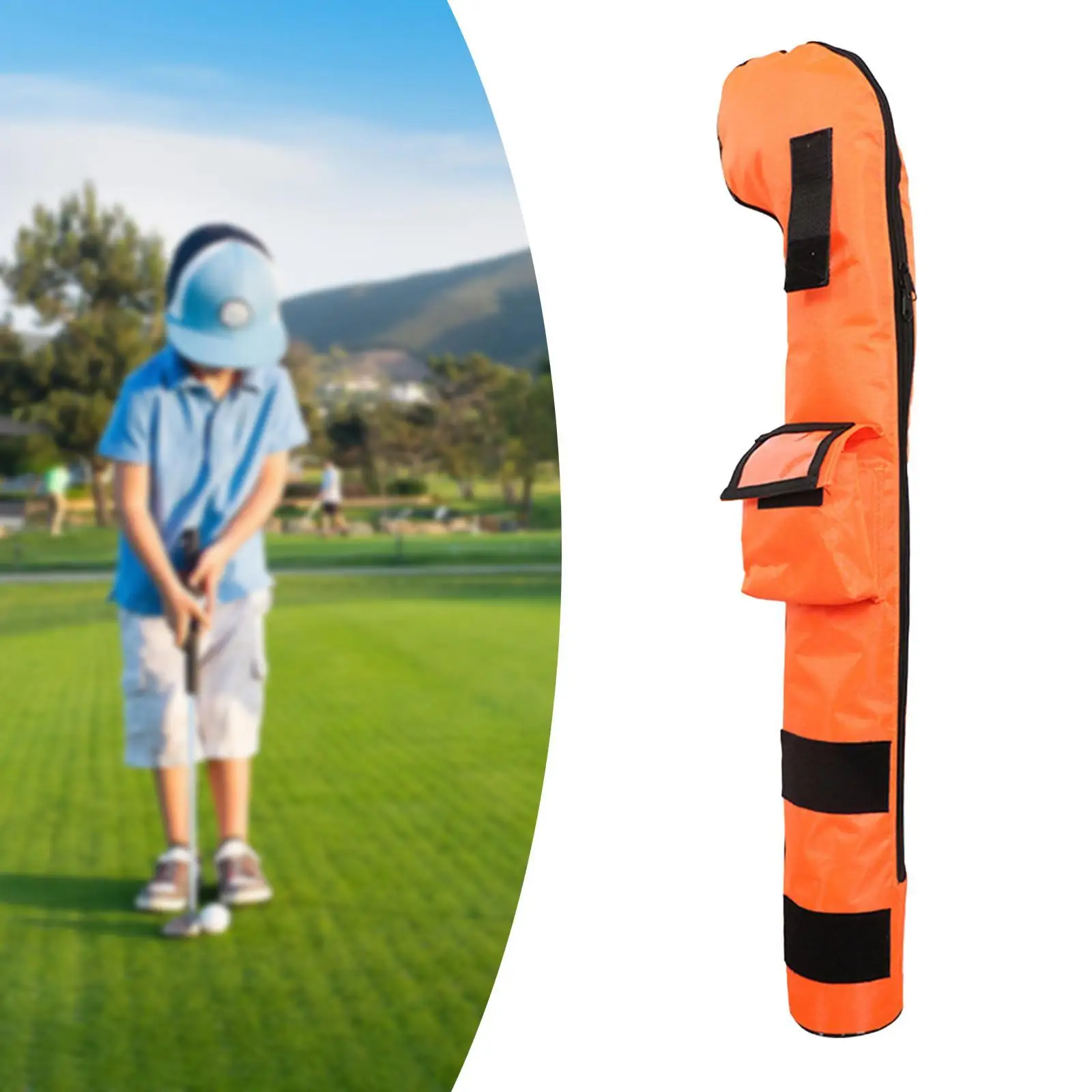 

Golf Club Bag Lightweight Equipment Holds 3 Golf Clubs Waterproof Practical Golf Bag for Range Practice Course Women Competition
