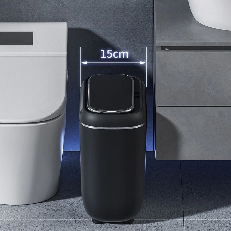 

14L Smart Garbage Can Automatic Sensor Garbage Can for Bathroom Kitchen Narrow Touchless Trash Bin with Lid Garbage Bins