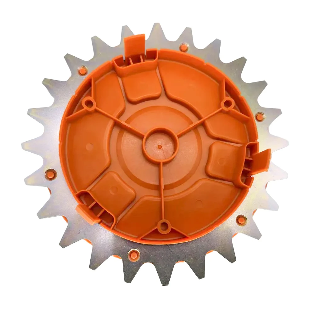 

Anti Slip Studs Wheel Hub Cover Vibrant Orange Design Wear And Tear Resistance Easy Setup Without Tools Accessory