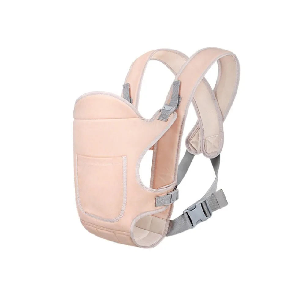 

Solid color Baby Wrap Carrier Multi-Functional Dual-Shoulder Infant Backpacks Infant Kangaroo Bag Newborn Front Holding
