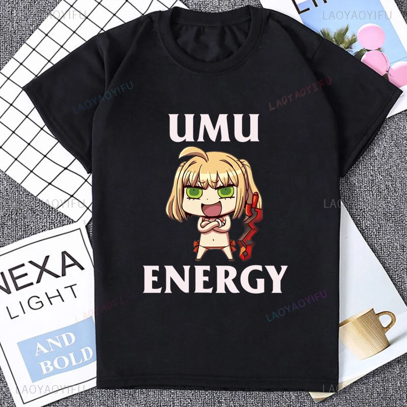 Type-Moon Tsukihime Arcueid Brunestud Japanese Anime Aesthetic Tshirt Fate FGO Fans Kawaii T-shirt Streetwear Harajuku Tees