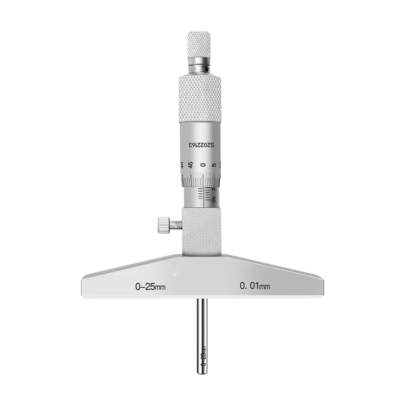 

High Precision Vernier Depth Micrometer Vernier Depth Gauge 0-25mm0.01 Screw Micrometer