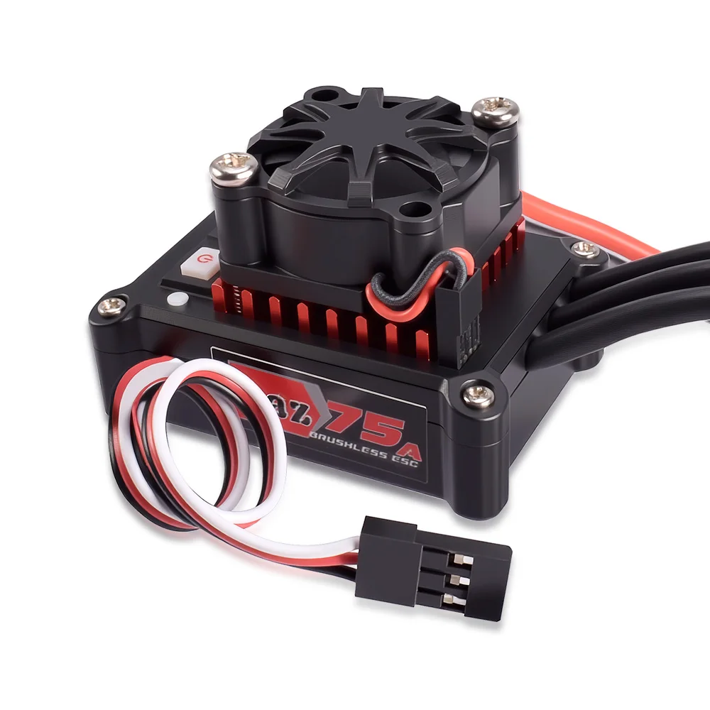 9IMOD 75A Brushless ESC 2-3S 6V/2A For 540/3650/3660/3674 Motor For 1/8 1/10 RC Car arrma Traxxas Hsp Tamiya Axial scx10 D90 Hpi view 6