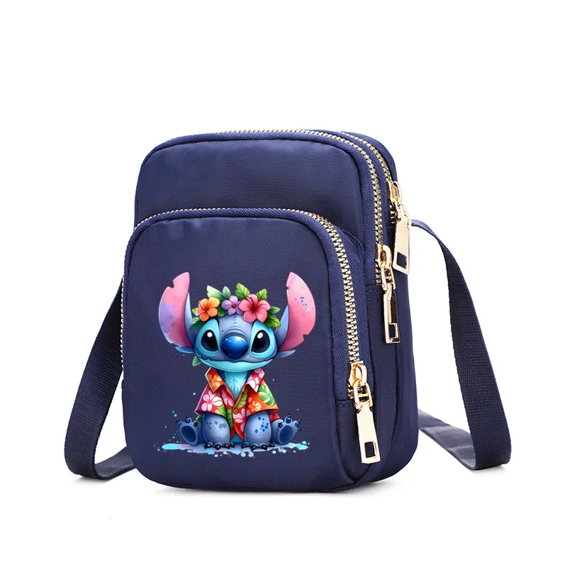 Disney  Lilo Stitch Women's Shoulder Bag Cartoon Handbag Girls Handbags Female Shoulder Bag Ladies Casual Bags Crossbody Bags