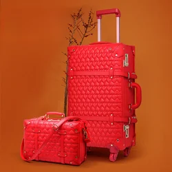 Big red wedding box, dowry, red travel