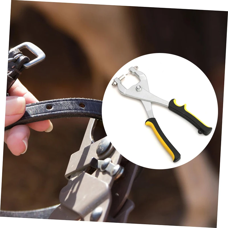 Hand-Operated Punch Pliers Stainless Steel Luminous Iron Sheet Aluminum Edge Punch Metal Sheet Punch Pliers Hole Tool