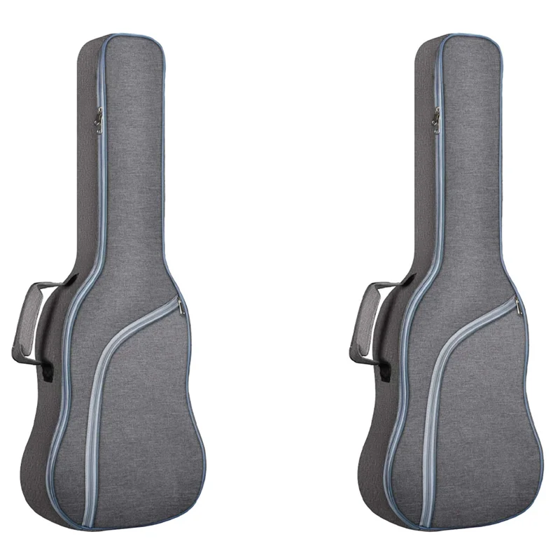 ABLB-2X Electric Guitar Gig Bag 12MM Padding Dual Adjustable Shoulder For Electric Guitar Bass Guitar Classical Guitar More