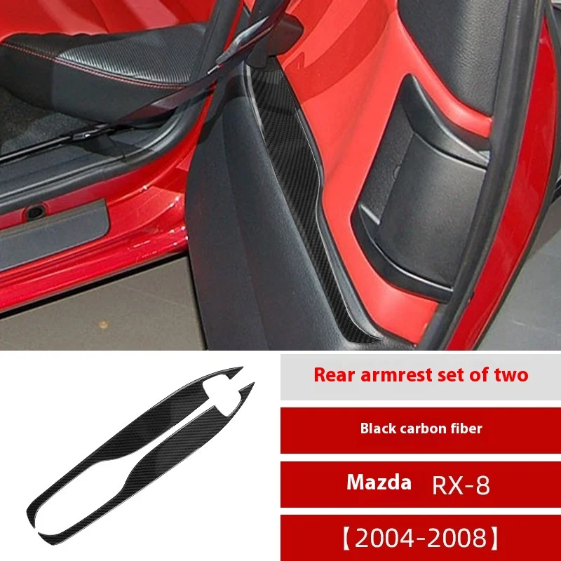 

Для Mazda 04-08 RX-8 внутренняя модификация из углеродного волокна задний подлокотник декоративная наклейка