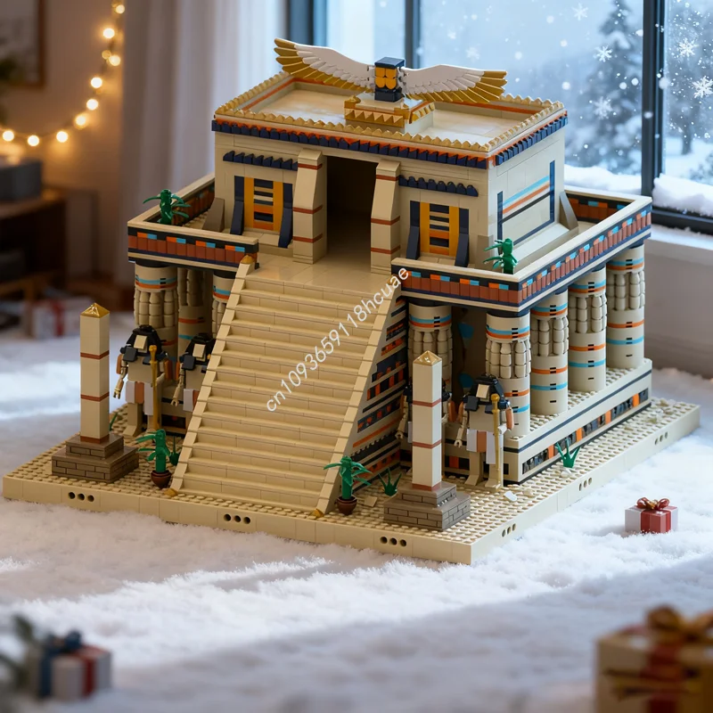 3841 قطعة MOC معبد مصر القديمة وحدات نموذج اللبنات العمارة تجميع DIY بها بنفسك هدايا عيد الميلاد لعبة تعليمية للأطفال #1