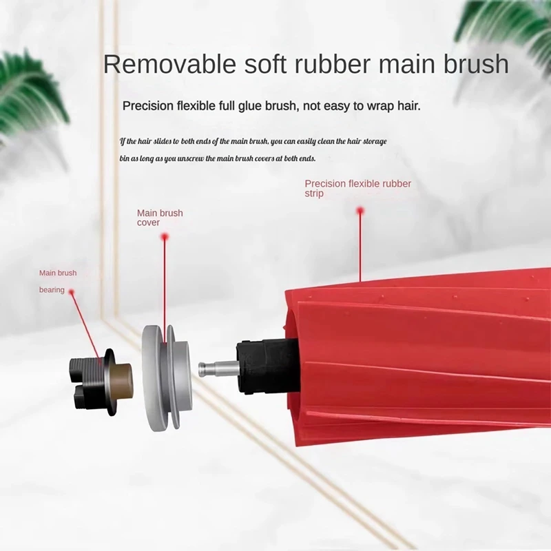 Replacement Set For Roborock Q Revo/P10 Robot Vacuum Cleaner,Replacement Part With Main Brush Wipes Dust Bags Side Brushes