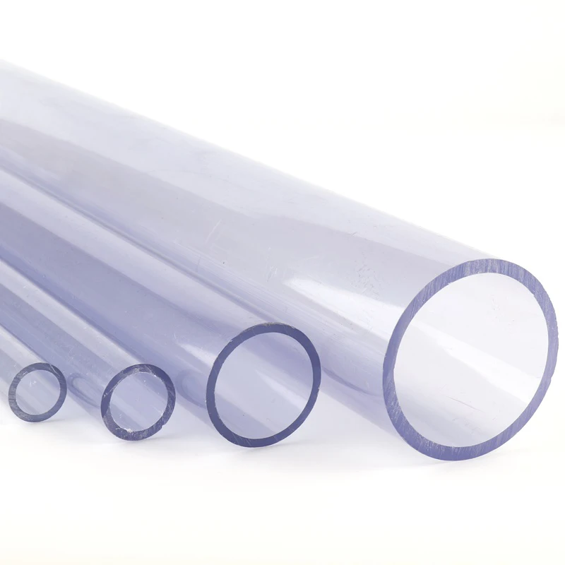 50cm length 20mm~110mm PVC-U Pipe Water Pipe Garden Irrigation Transparent Tube Fish Tank Aquarium Pipe drainage System Fittings
