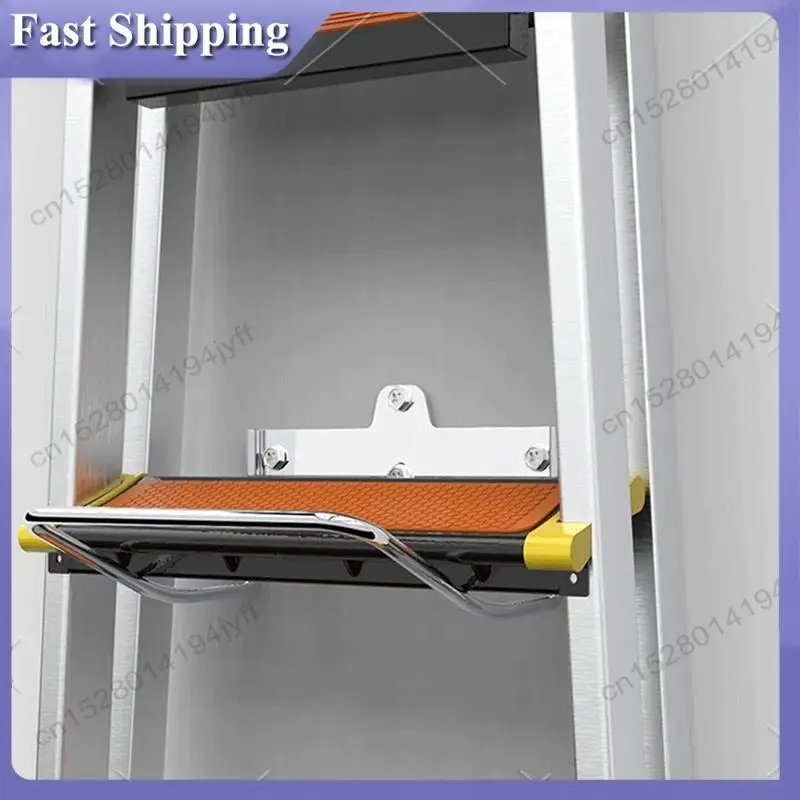 

-ABDH 2X Ladder Rack Hanger, Ladder Storage Hook Wall Mount Multi-Purpose Garage Utility Rack Heavy Duty
