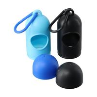 With Carabiner Clip Cat Puppy Pet Waste Bag Holder Trash Sack Case Carrier Dog Poop Bags Dispenser Garbage Storag Box