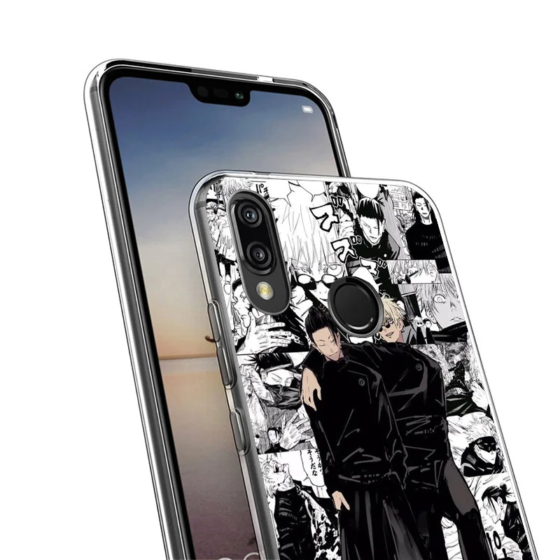 Jujusu Kaisen Geto Suguru Phone Case For Huawei P40 P30 P20 P10 Lite Mate 20 10 Pro P Smart Z Y5 Y6 Y7 Y9 Personalized Print Cov