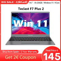 Teclast F7 Plus 2, 14.1 inch portable, Celeron N4120, 8GB RAM, 256GB ROM, UHD graphics 600 GPU, Windows 10, 1920x1080 IPS, Dual Band Wi-Fi, 38000mWh