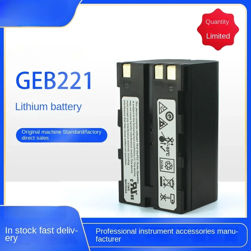 for Geb221/222 Battery Suitable for Leica Ts02/06/09/15/802/Tp1200/1230 Total Station Instrument